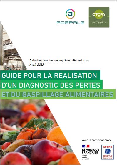 couverture du guide diagnostic de pertes et gaspillage alimentaire