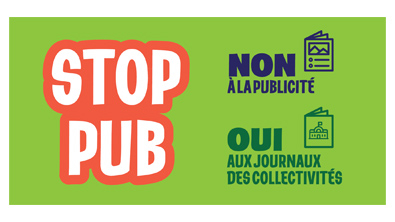 Stickers sur le thème Stop Pub